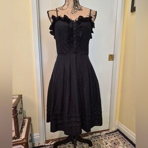 Muse Black Midi Sundress